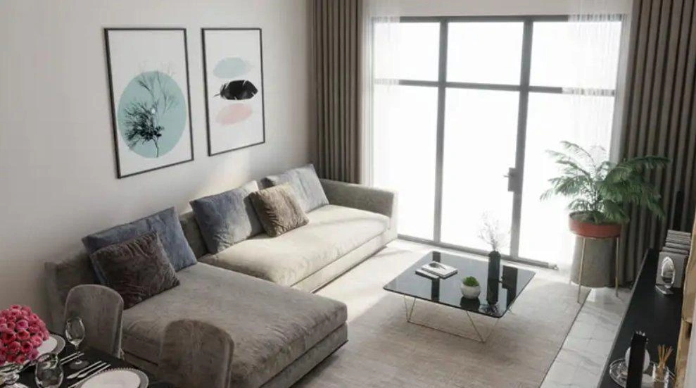 Apartments in a modern residential complex in Majan, Dubai, United Arab Emirates