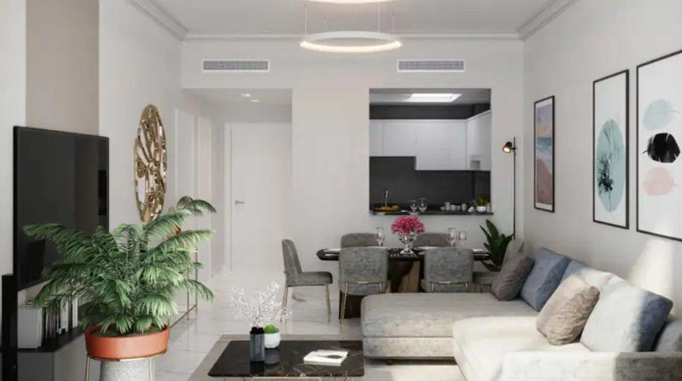 Apartments in a modern residential complex in Majan, Dubai, United Arab Emirates