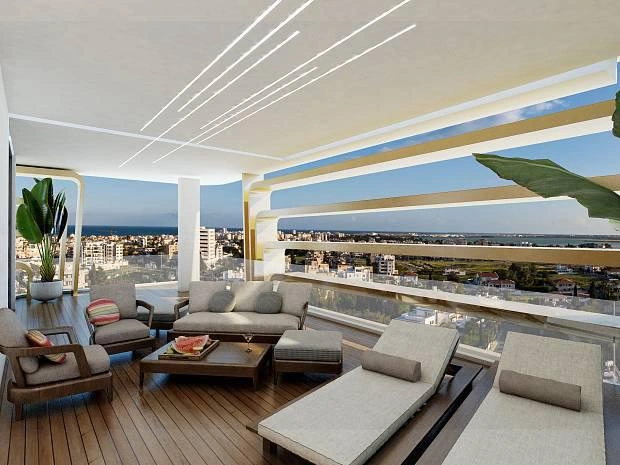 Apartments in a modern residential complex in Larnaca, Cyprus