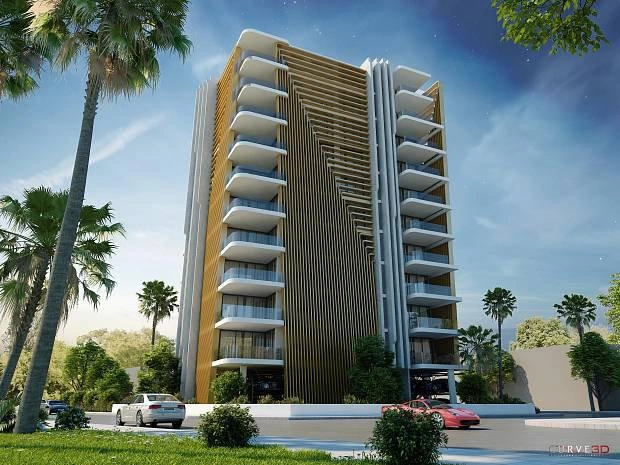 Apartments in a modern residential complex in Larnaca, Cyprus