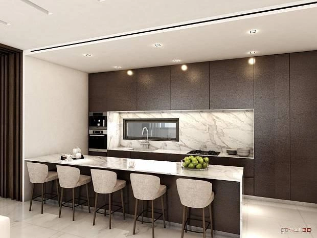 Apartments in a modern residential complex in Larnaca, Cyprus