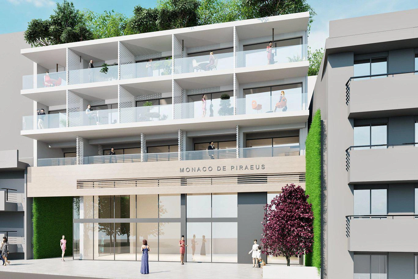 شقق في مجمع سكني حديث في بيرايوس، اليونان