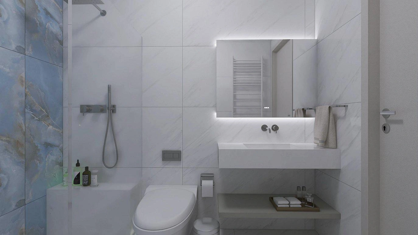 Apartments in a modern residential complex in Attica, Greece