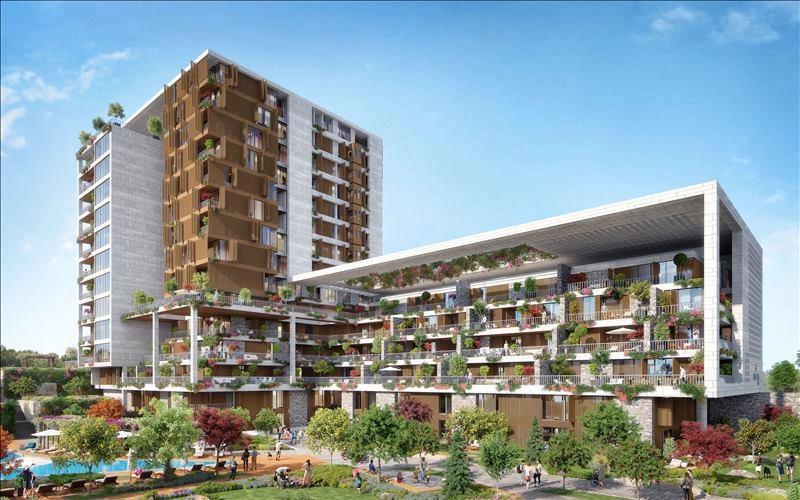 مشروع في مجمع سكني حديث في إسطنبول، تركيا