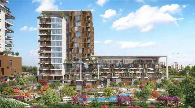 Project in a modern residential complex in Istanbul, Turkiye