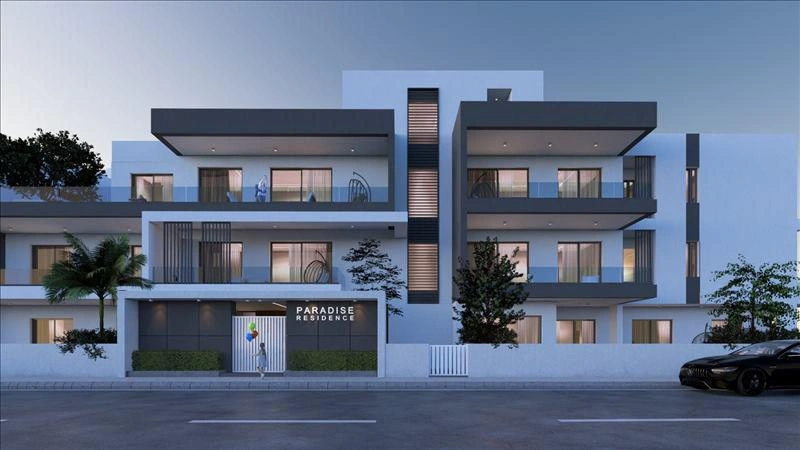 Apartments in a residential complex near the sea in Larnaca, Cyprus