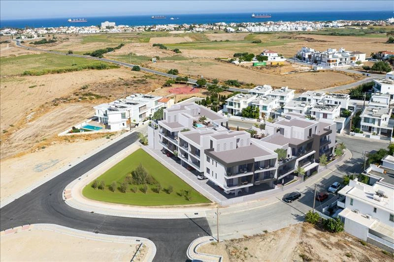 Apartments in a residential complex near the sea in Larnaca, Cyprus