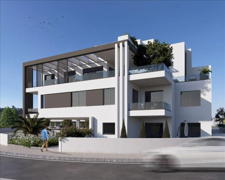 Apartments in a residential complex near the sea in Larnaca, Cyprus