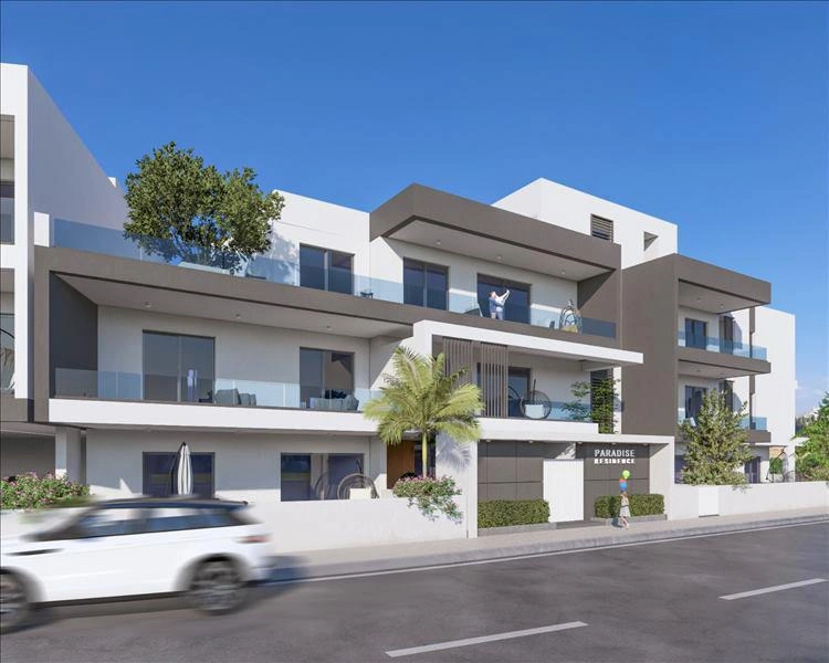 Apartments in a residential complex near the sea in Larnaca, Cyprus