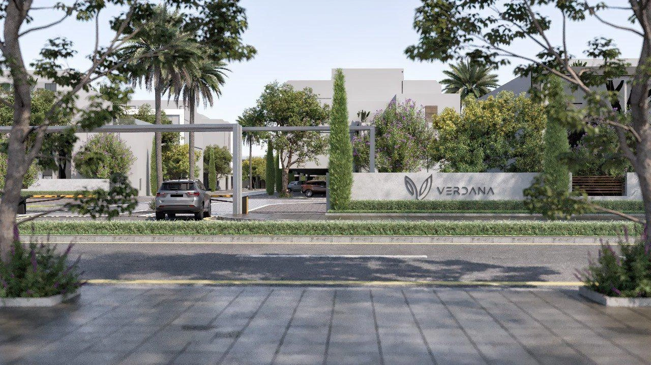 位于迪拜,阿拉伯联合酋长国的现代住宅小区公寓