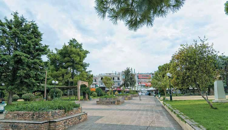 Apartments in a modern residential complex in Attica, Greece