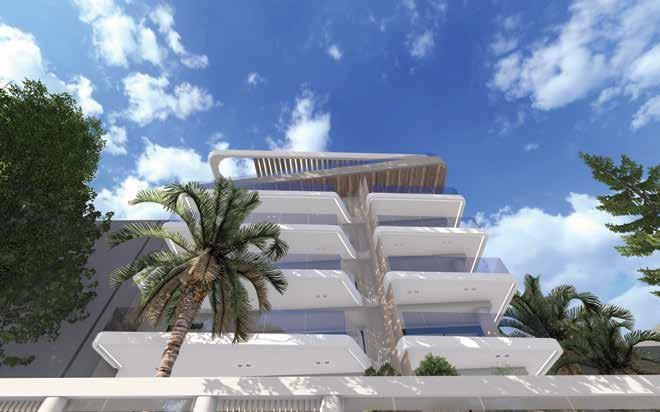 Apartments in a modern residential complex in Attica, Greece