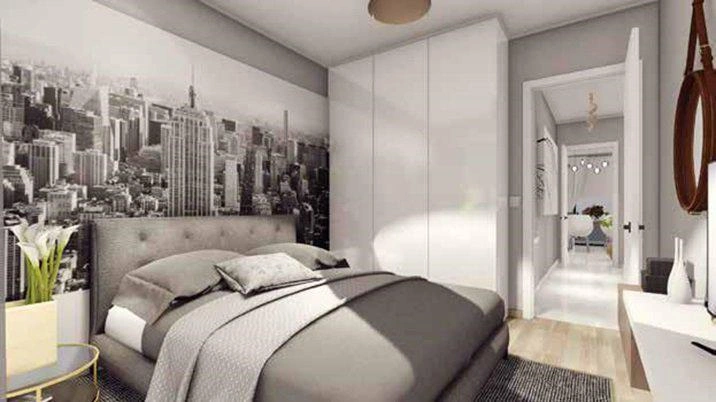 Apartments in a modern residential complex in Attica, Greece