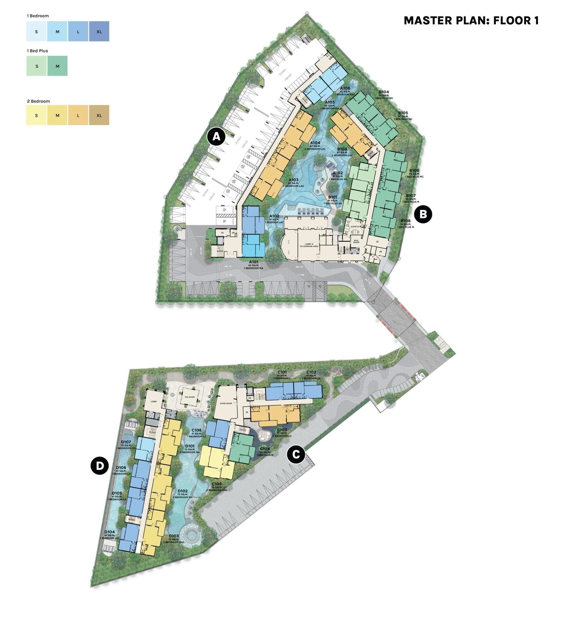 泰国普吉岛住宅小区内的公寓
