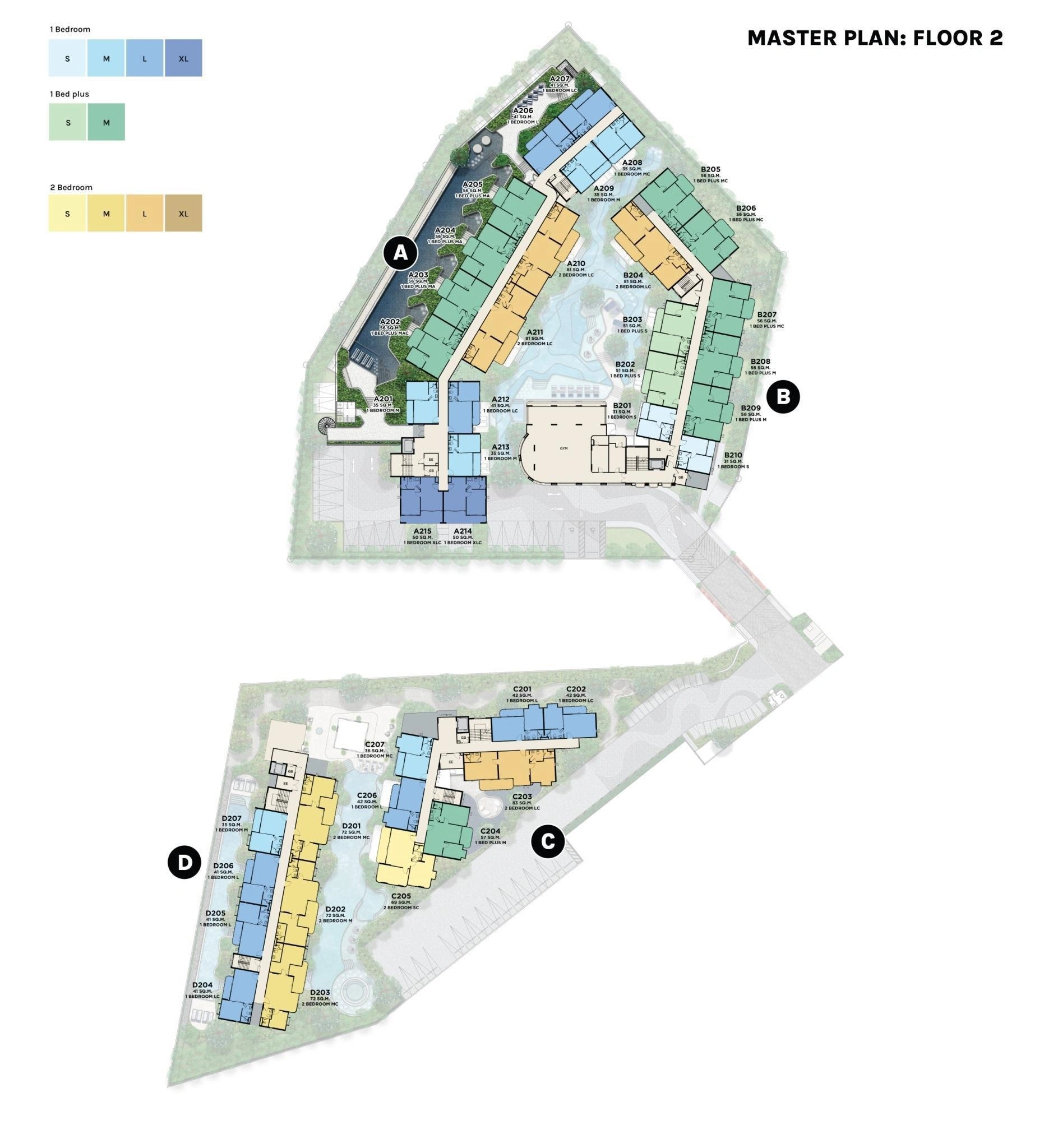 泰国普吉岛住宅小区内的公寓