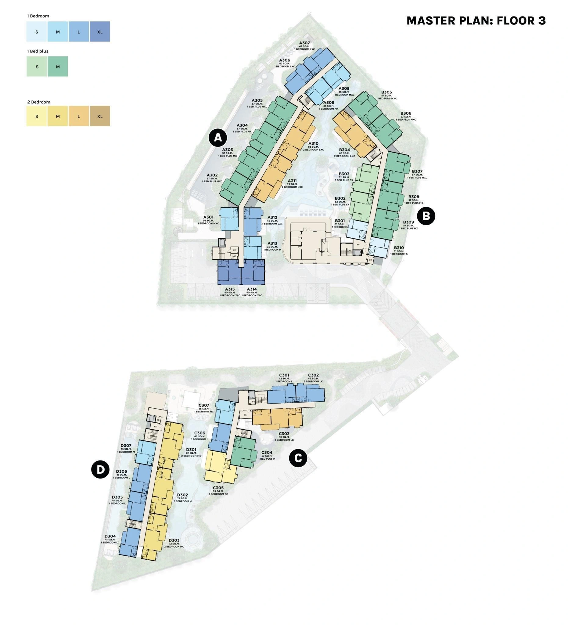 泰国普吉岛住宅小区内的公寓