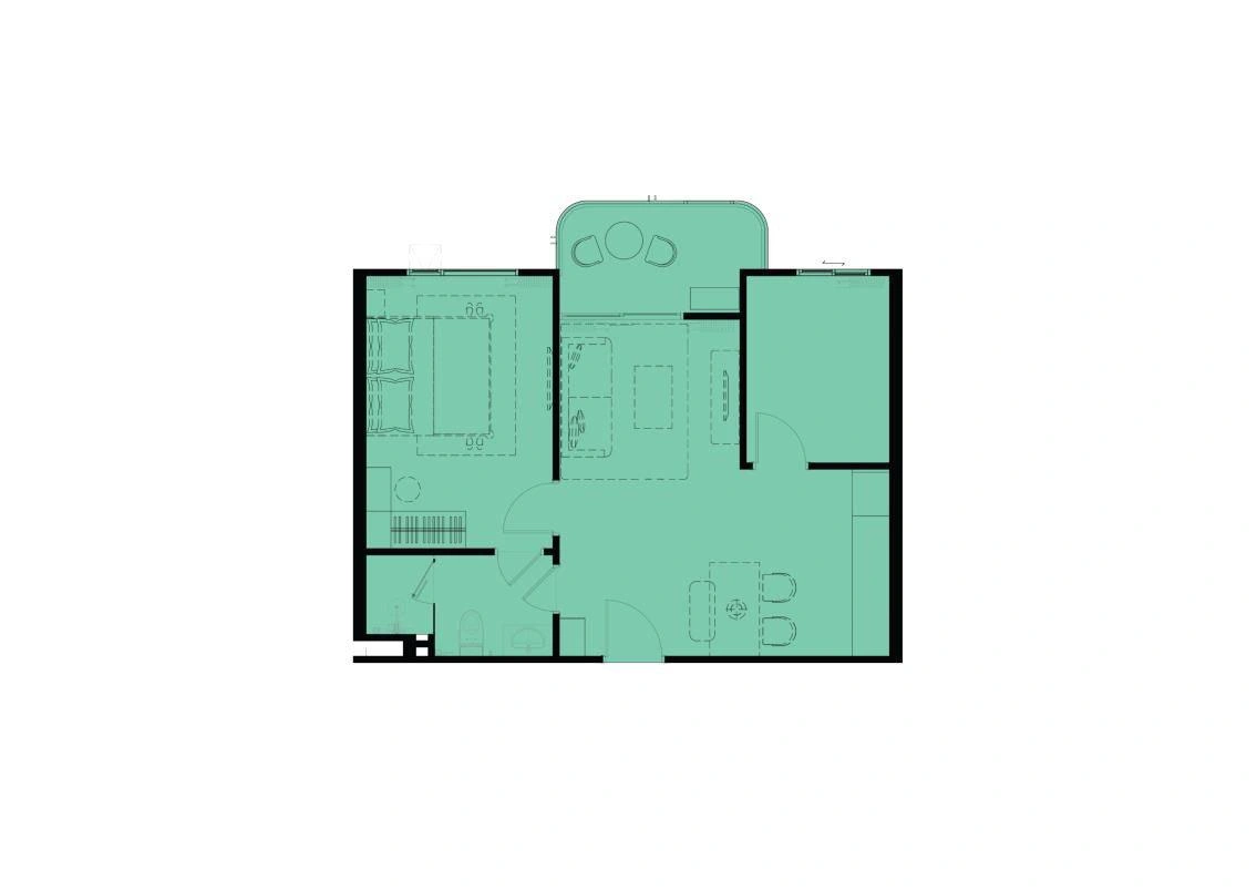 泰国普吉岛住宅小区内的公寓