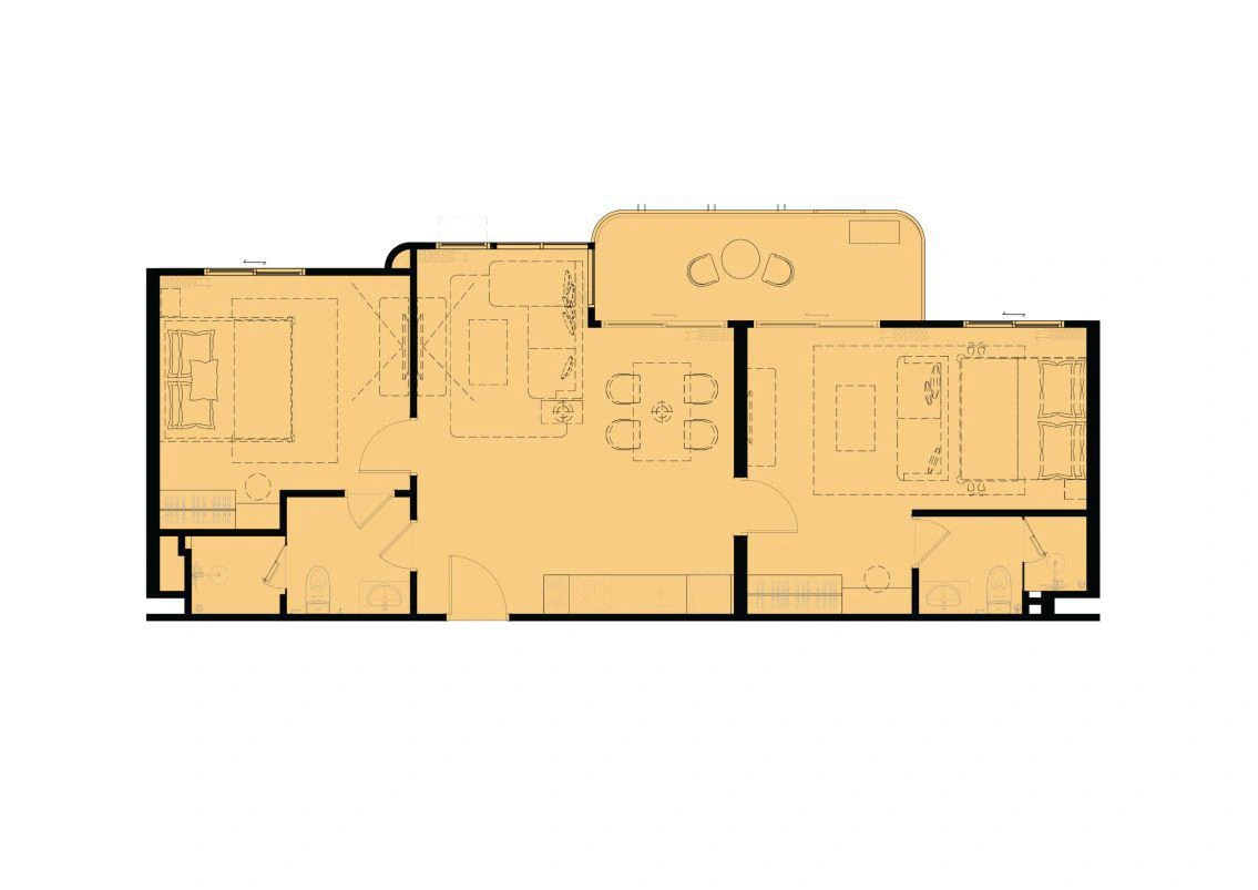 泰国普吉岛住宅小区内的公寓