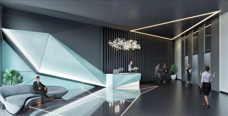 Apartments in a residential complex near M3 metro station in Istanbul, Turkey