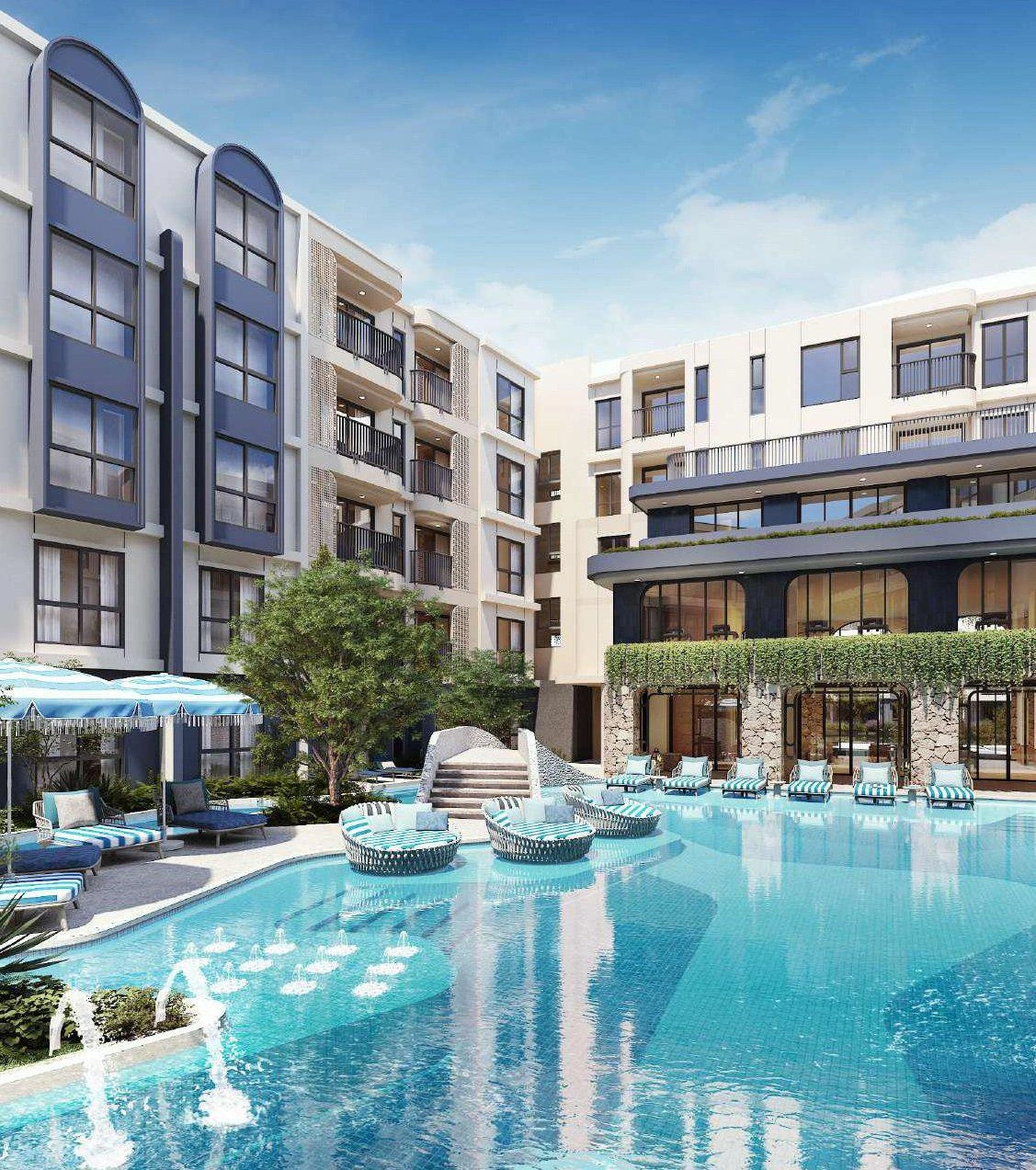 泰国普吉岛住宅小区内的公寓