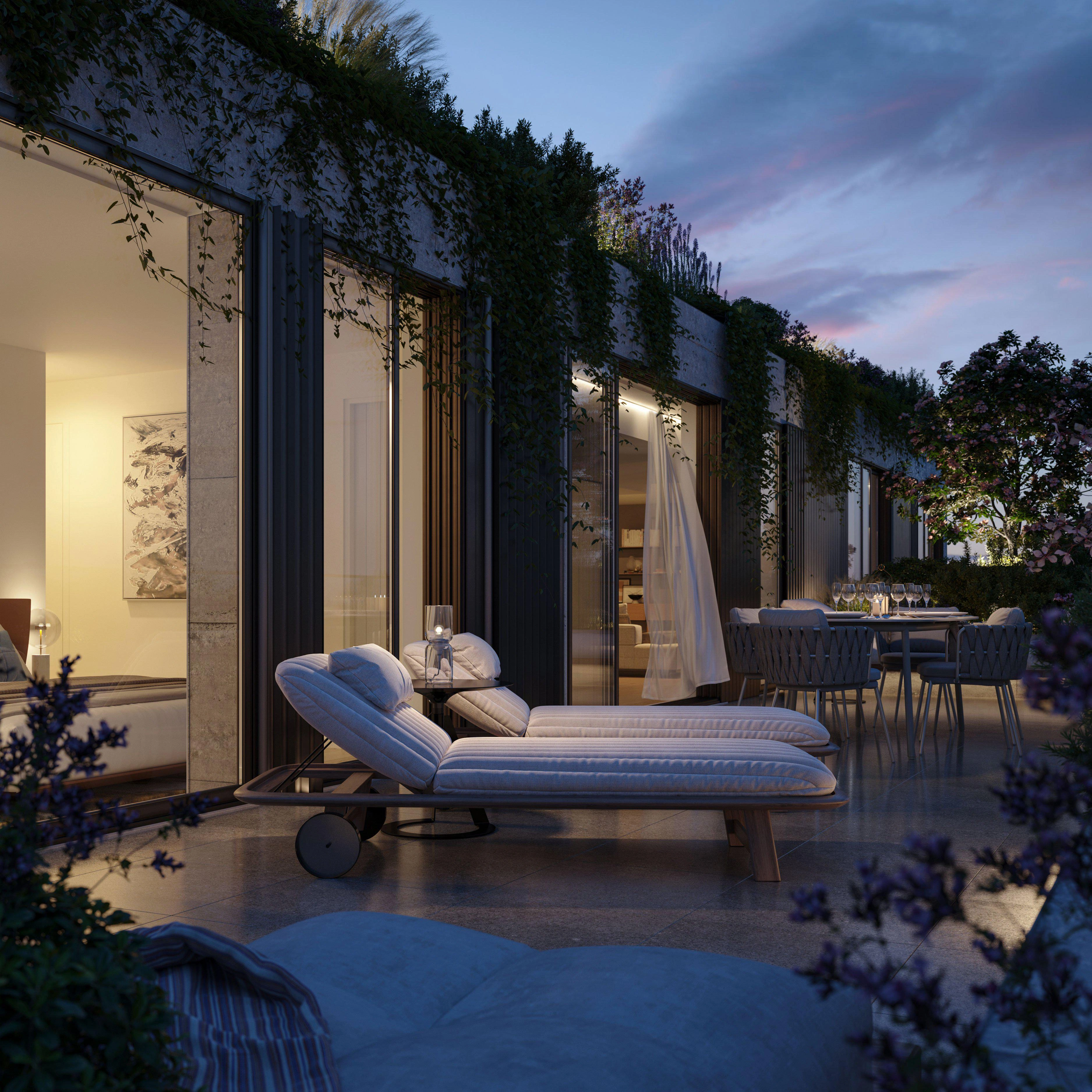 位于里斯本的现代住宅综合体公寓