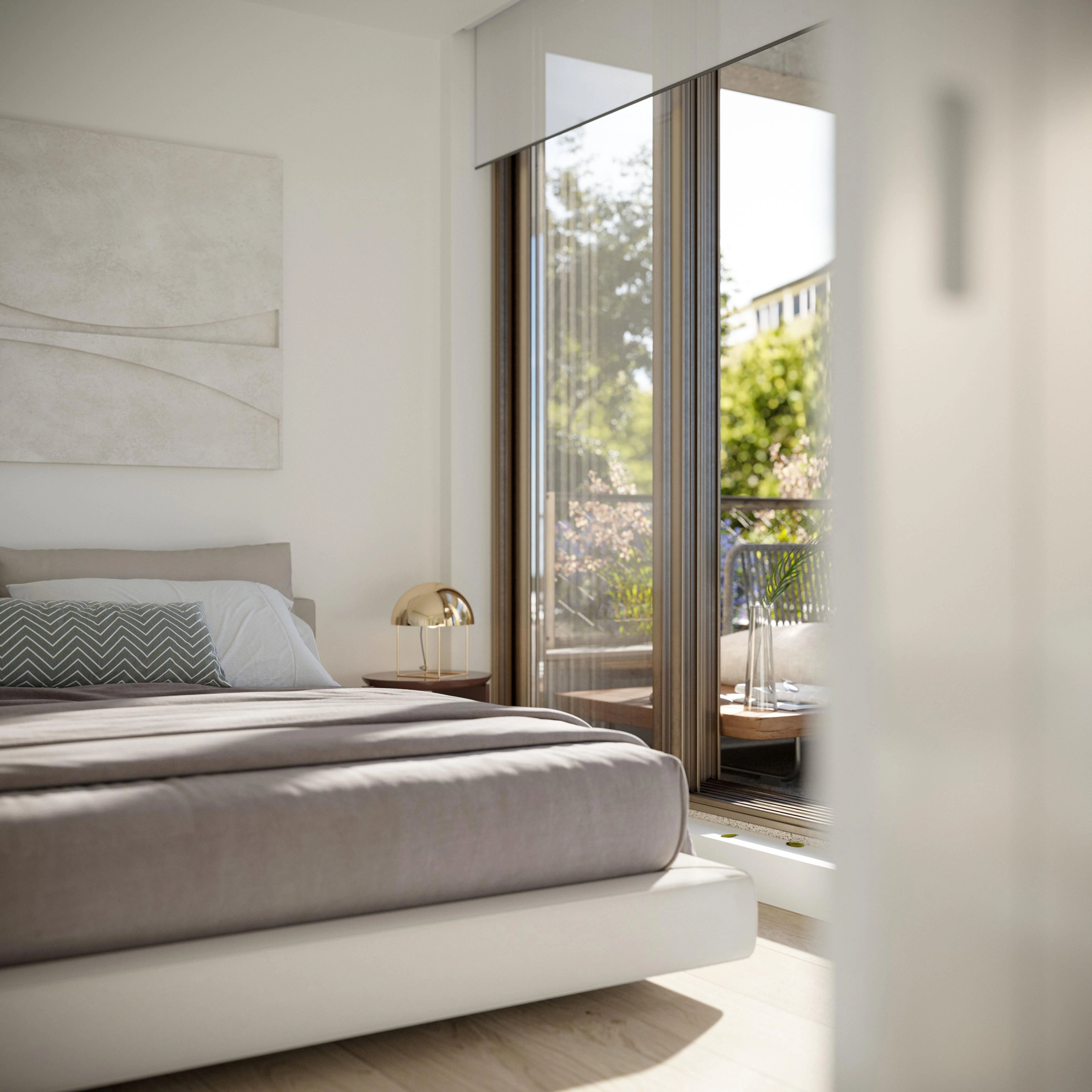 位于里斯本的现代住宅综合体公寓