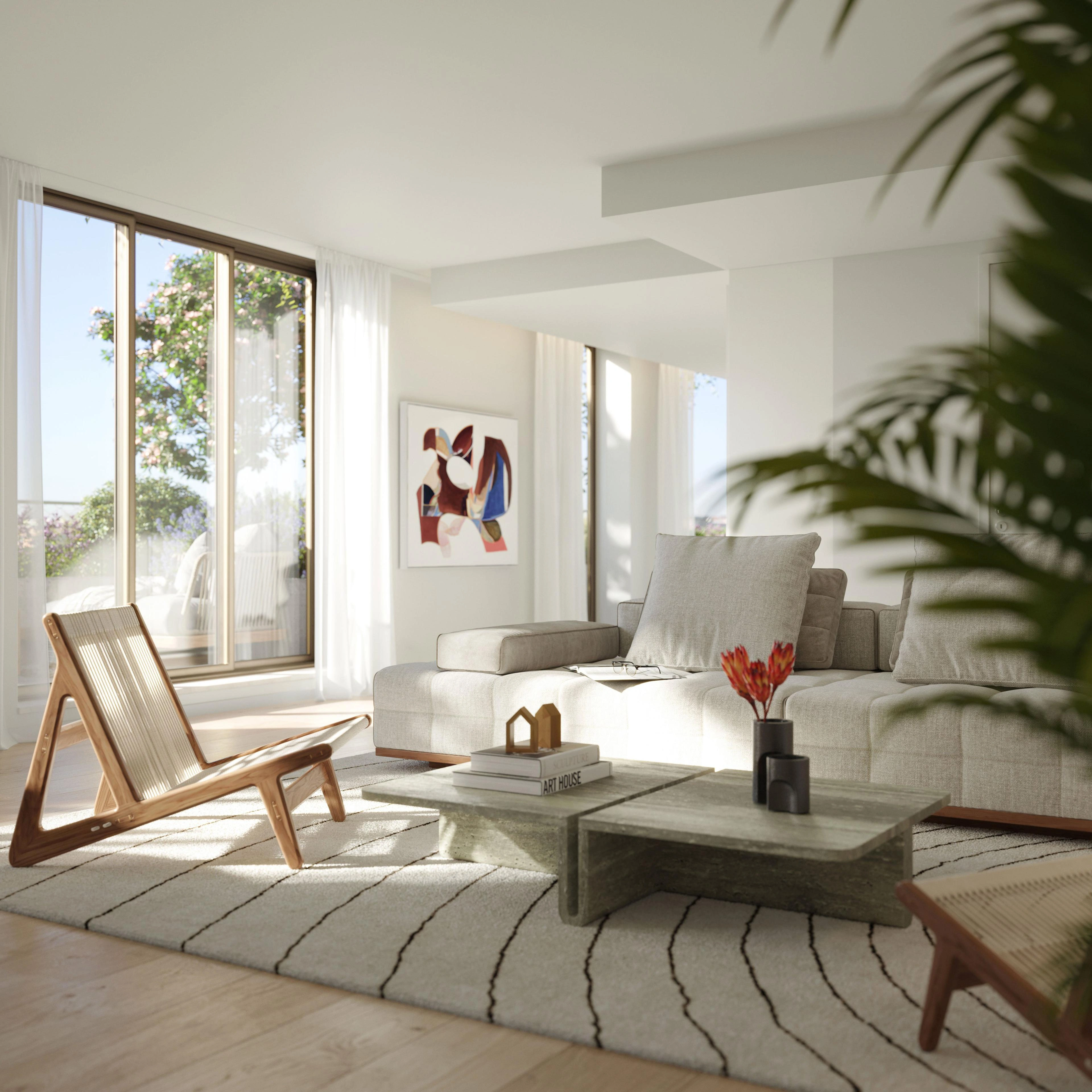 位于里斯本的现代住宅综合体公寓