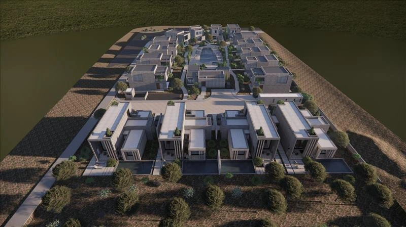 Villen in einer geschlossenen Anlage in Paphos, Zypern