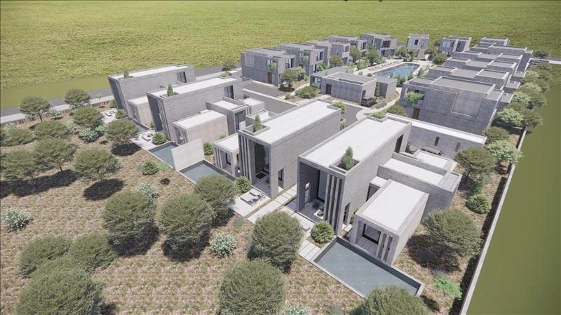 Villen in einer geschlossenen Anlage in Paphos, Zypern