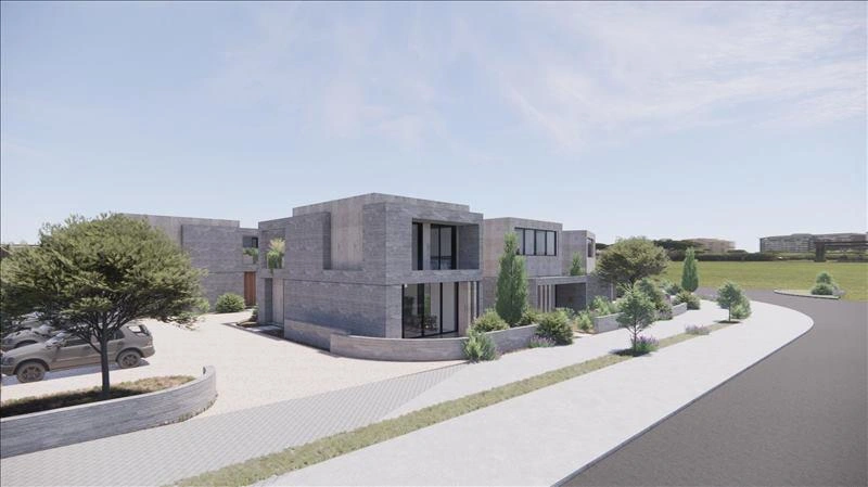 पाफोस, साइप्रस में गेटेड परिसर के विला