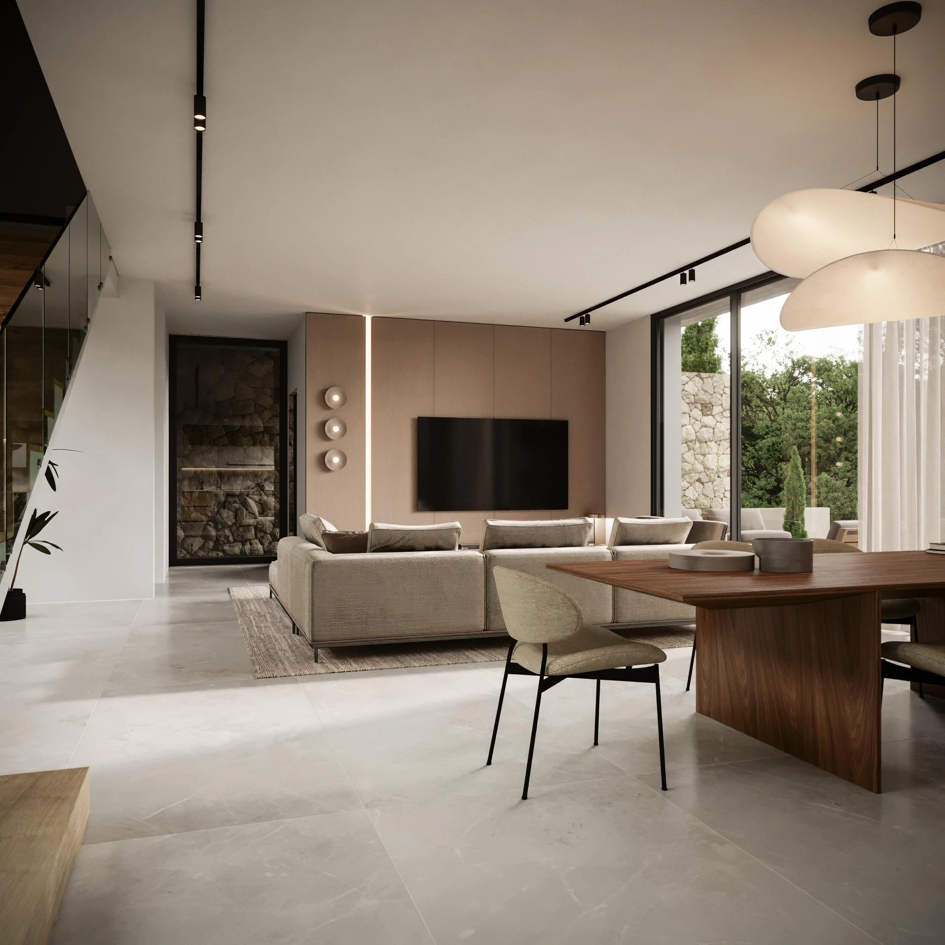 塞浦路斯帕福斯住宅区的别墅