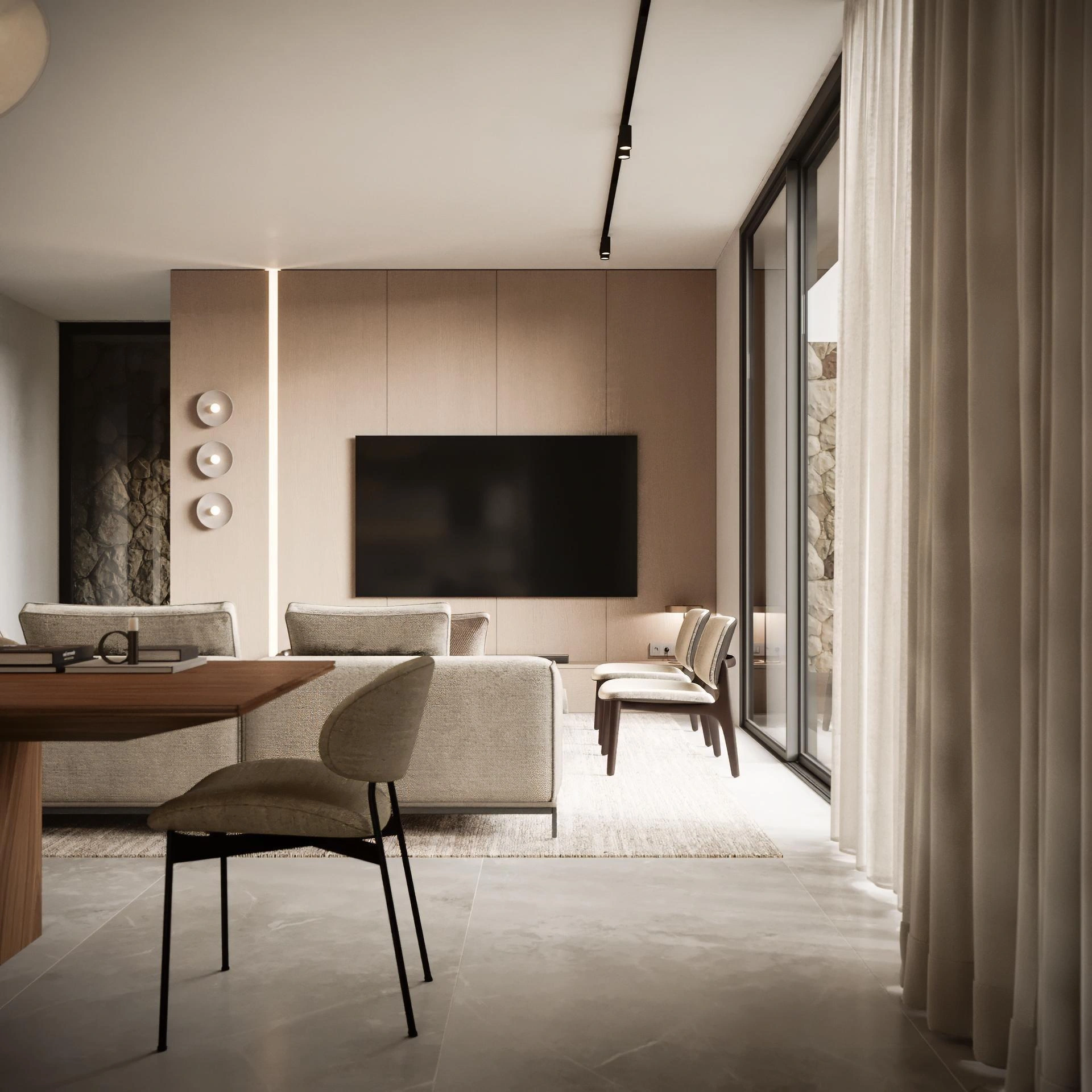 塞浦路斯帕福斯住宅区的别墅