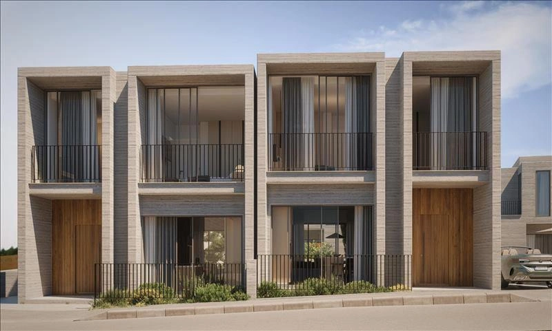 项目位于塞浦路斯帕福斯的现代住宅综合体