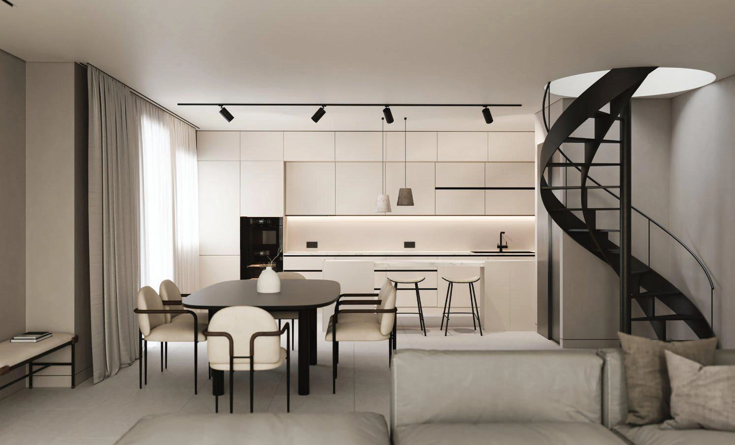 شقق في مجمع سكني عصري في بيرايوس، اليونان