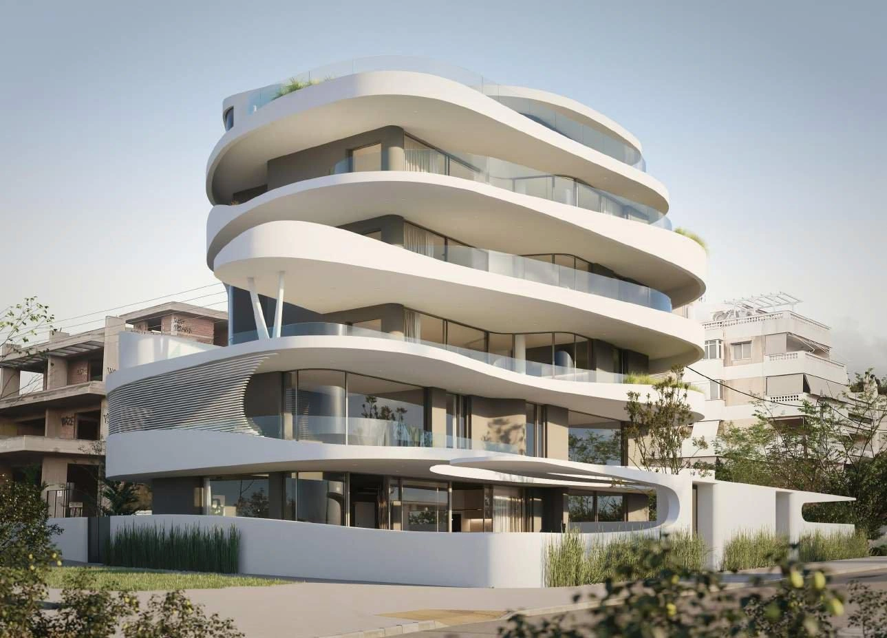 شقق في مجمّع سكني جديد في أتيكا، اليونان