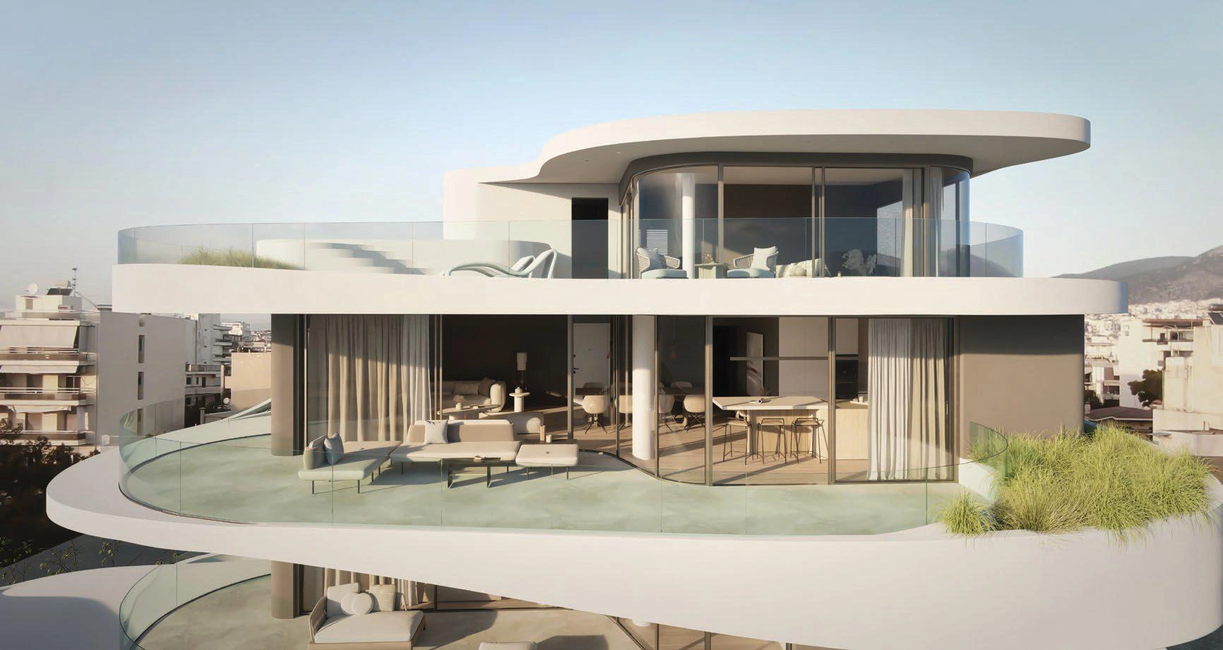 شقق في مجمّع سكني جديد في أتيكا، اليونان