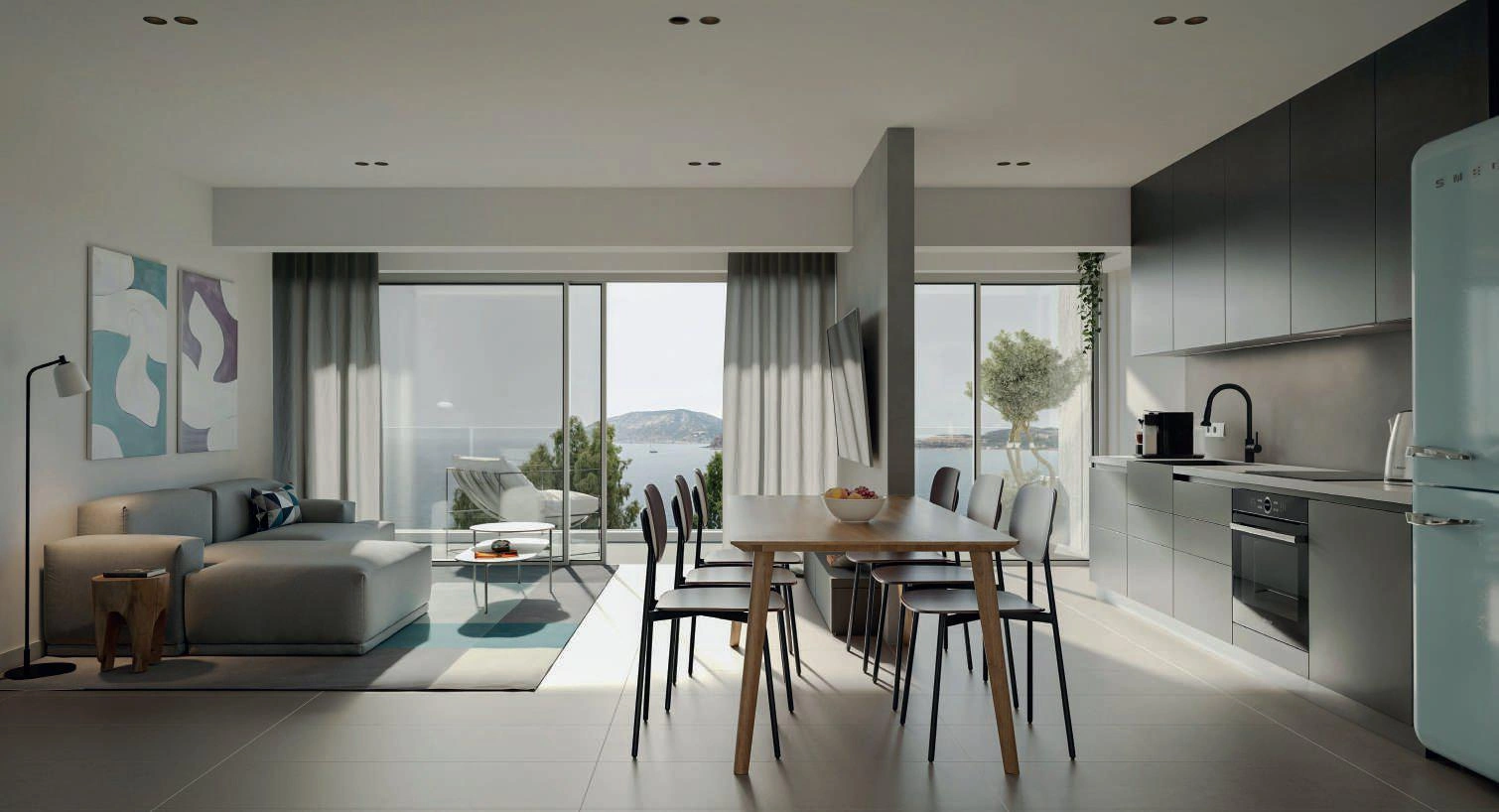 وحدات سكنية في مشروع تطوير جديد في أتيكا، اليونان