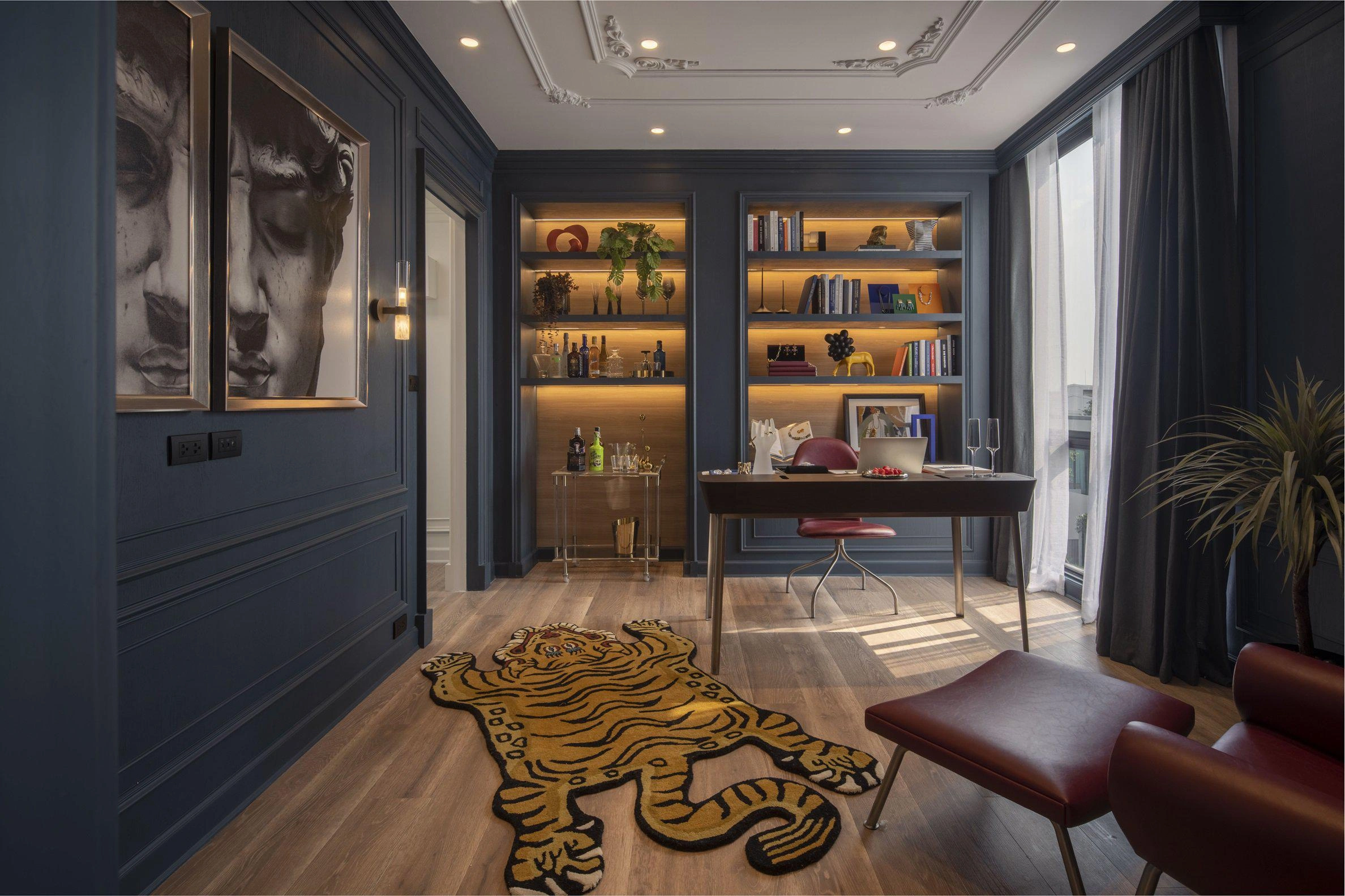 位于泰国曼谷现代住宅区的别墅