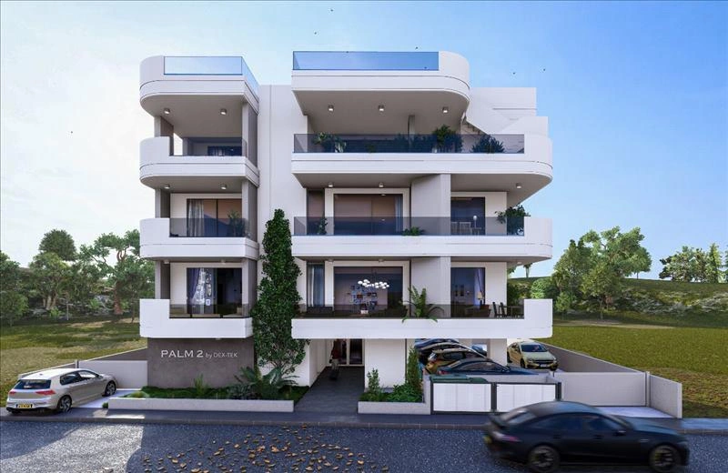 Apartments in a modern residential complex in Larnaca, Cyprus