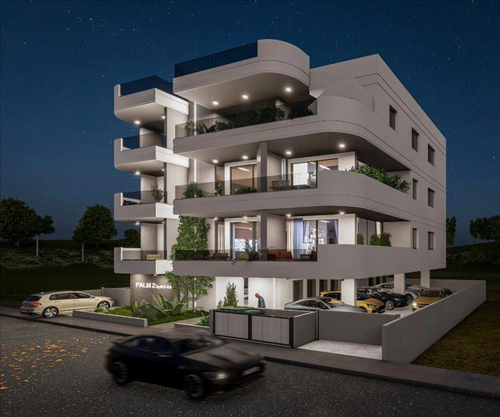 Apartments in a modern residential complex in Larnaca, Cyprus