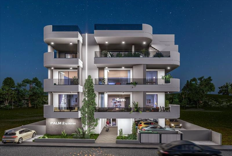 Apartments in a modern residential complex in Larnaca, Cyprus