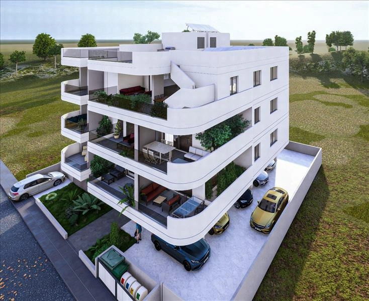 Apartments in a modern residential complex in Larnaca, Cyprus