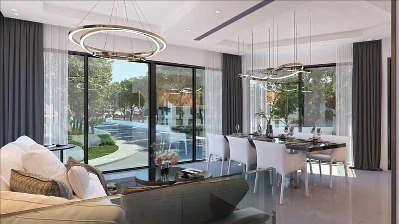 位于拉纳卡现代住宅小区的联排别墅