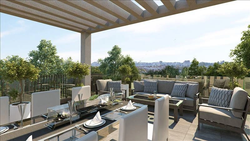 Apartments in a residential complex in Larnaca, Cyprus