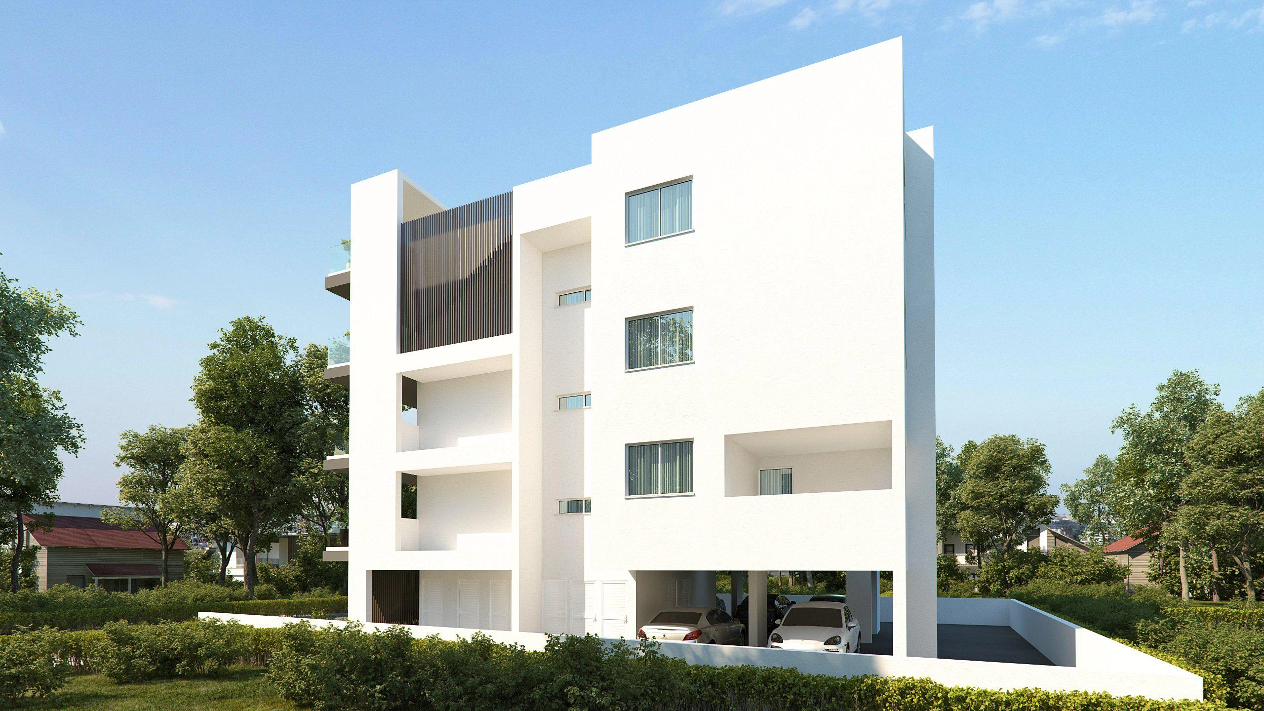 Apartments in a modern residential complex in Larnaca, Cyprus