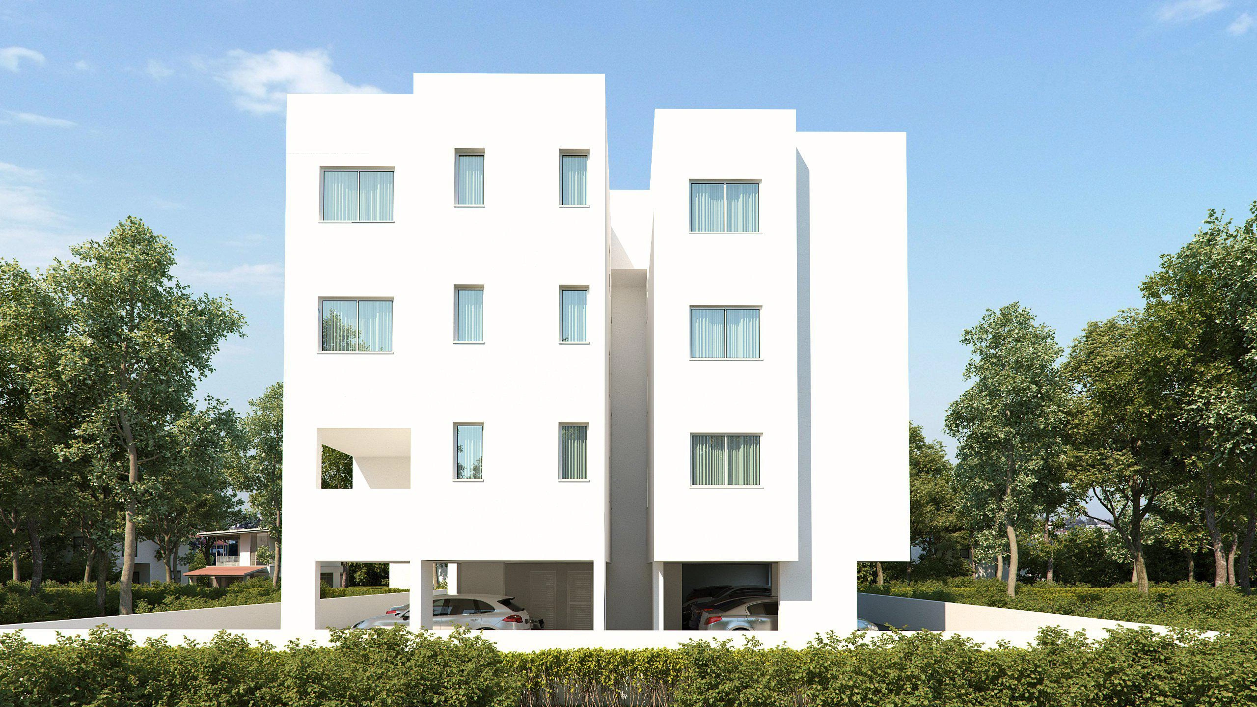 Apartments in a modern residential complex in Larnaca, Cyprus