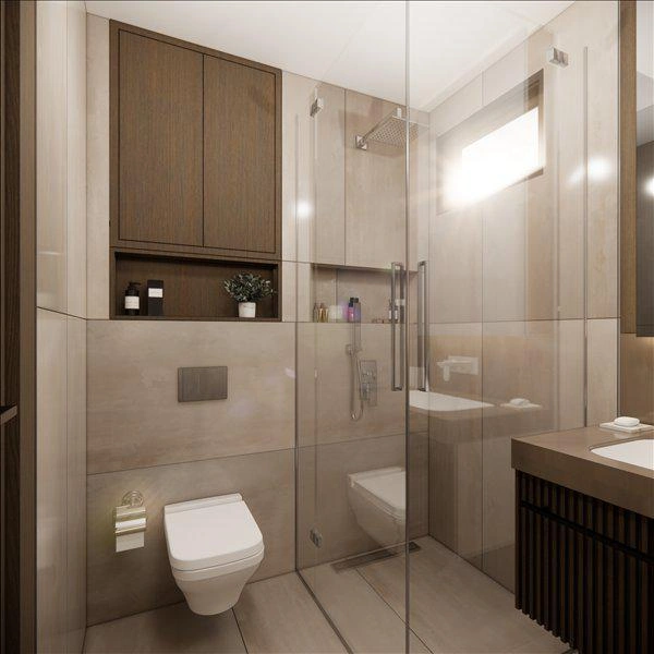 Apartments in a new residential complex in Istanbul, Turkey