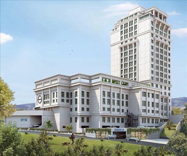 Apartments in a modern residential complex in Istanbul, Turkiye