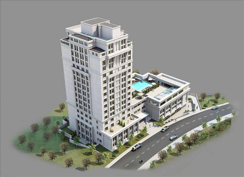 آپارتمانها در یک مجتمع مسکونی مدرن در استانبول، ترکیه