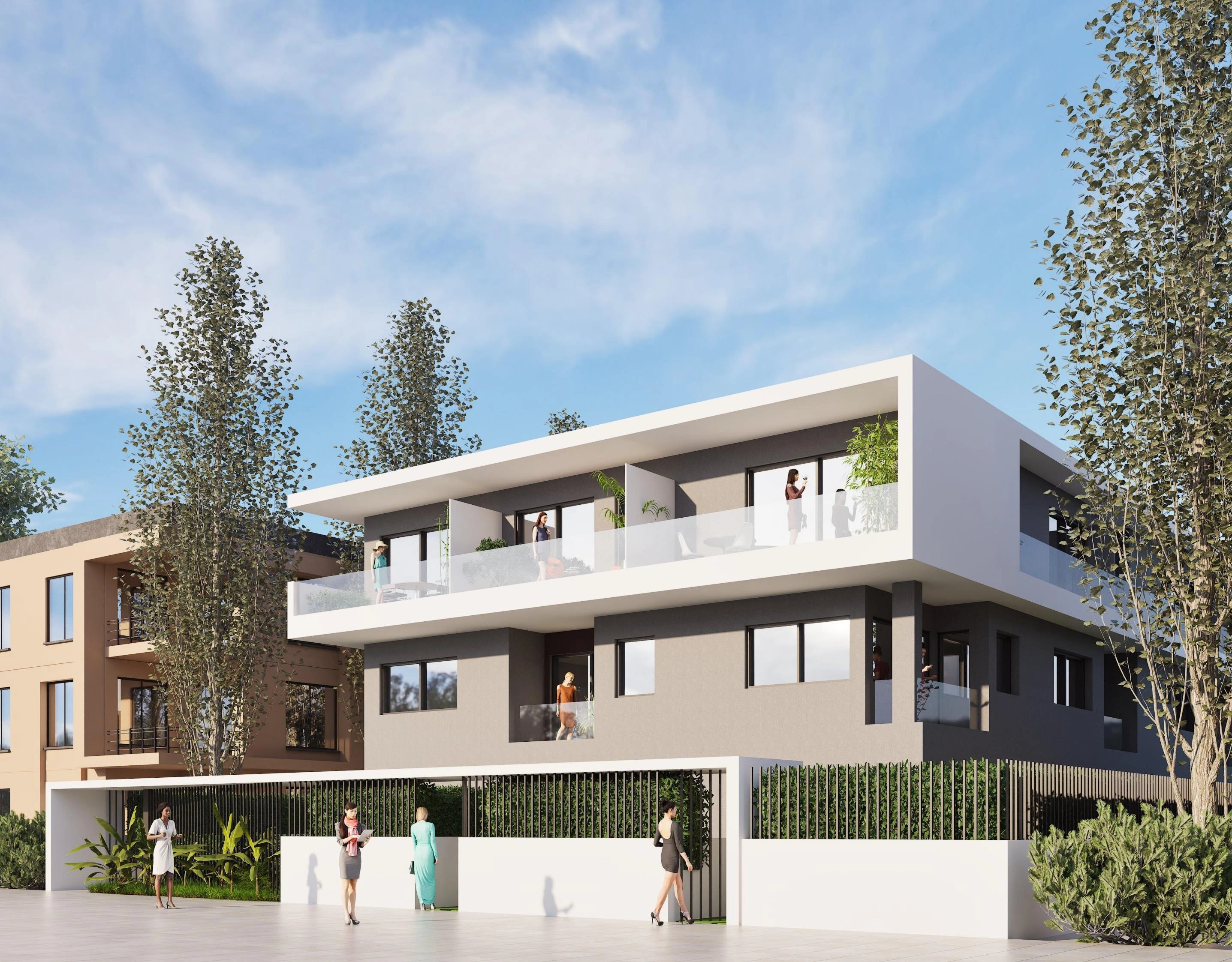 Apartments in a modern residential complex in Argyroupoli, Attica, Greece